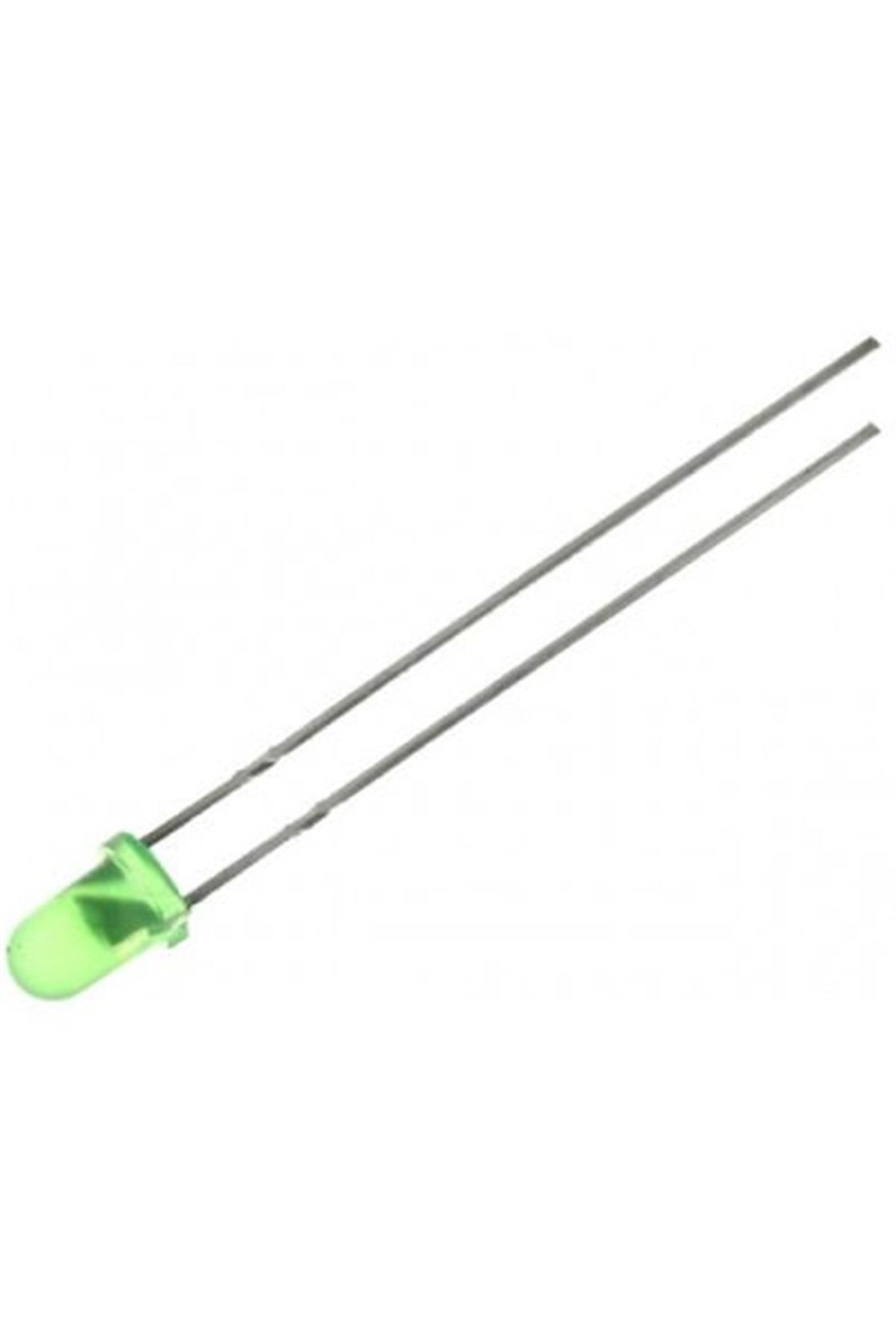 Arduino-3mm Diffuse Green Dip Led (1000 Pieces) 1
