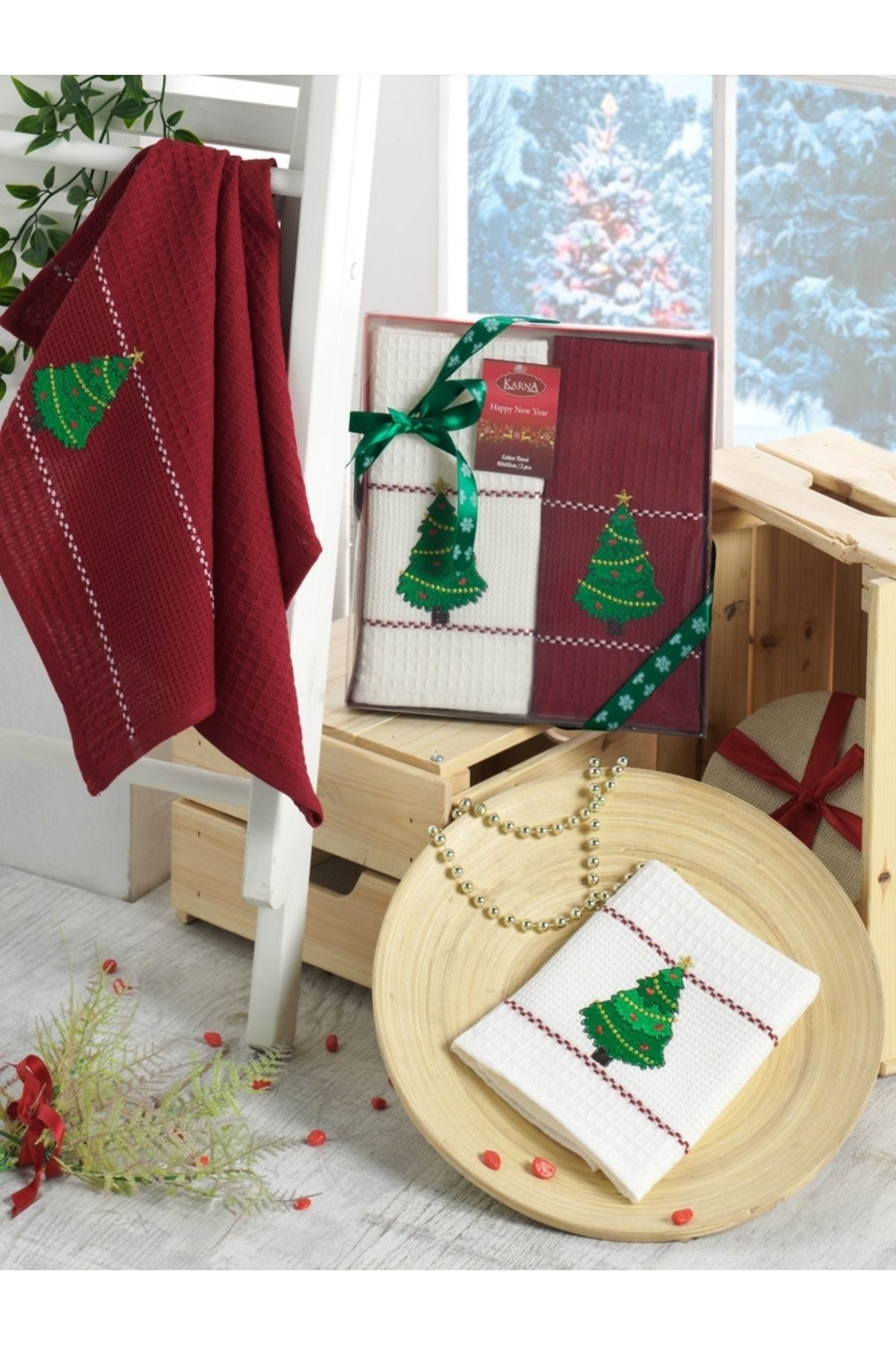 Christmas kitchen towel sets sale
