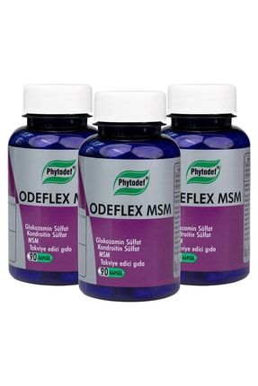 Odeflex MSM + Glukozamin Sülfat + Kondroitin Sülfat - 90 Kapsül X 3 Adet PHYTDFODFKPSL-1
