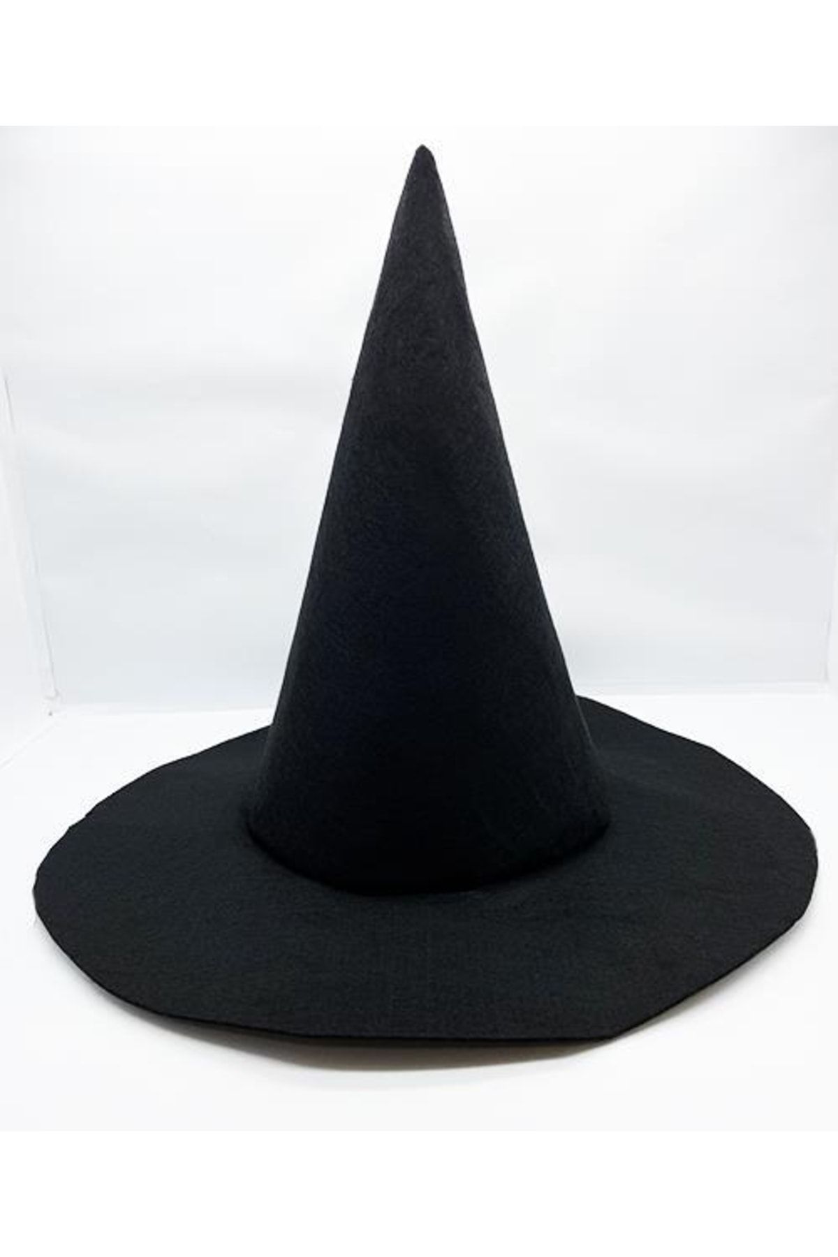 Mashotrend-Black Witch Hat + Broom Halloween Hat - Halloween Hat - Witch Broom 2