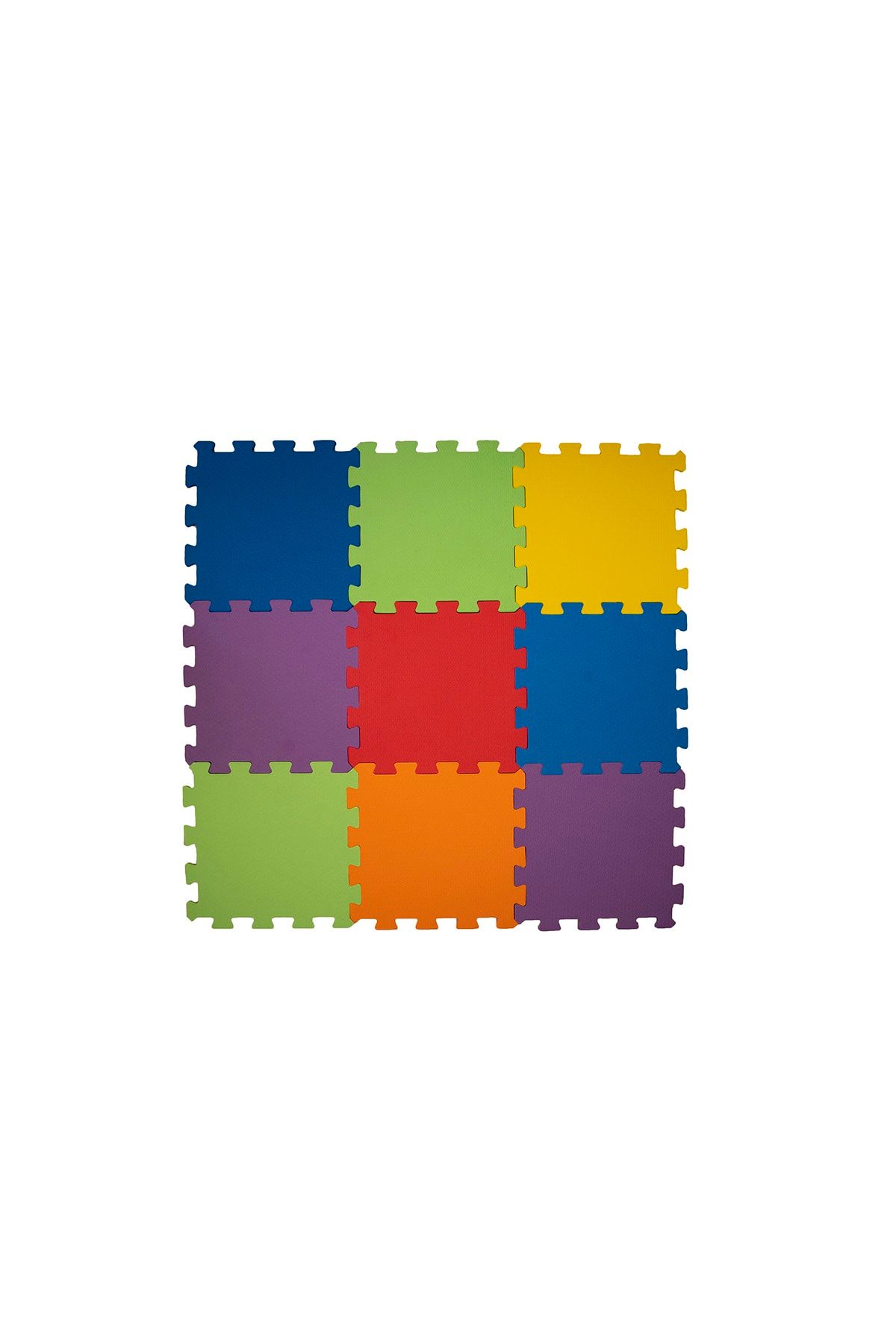 Bermody 18 Parça Renkli Eğitici Evamat Puzzle Yer Karosu Oyuncak GB9649