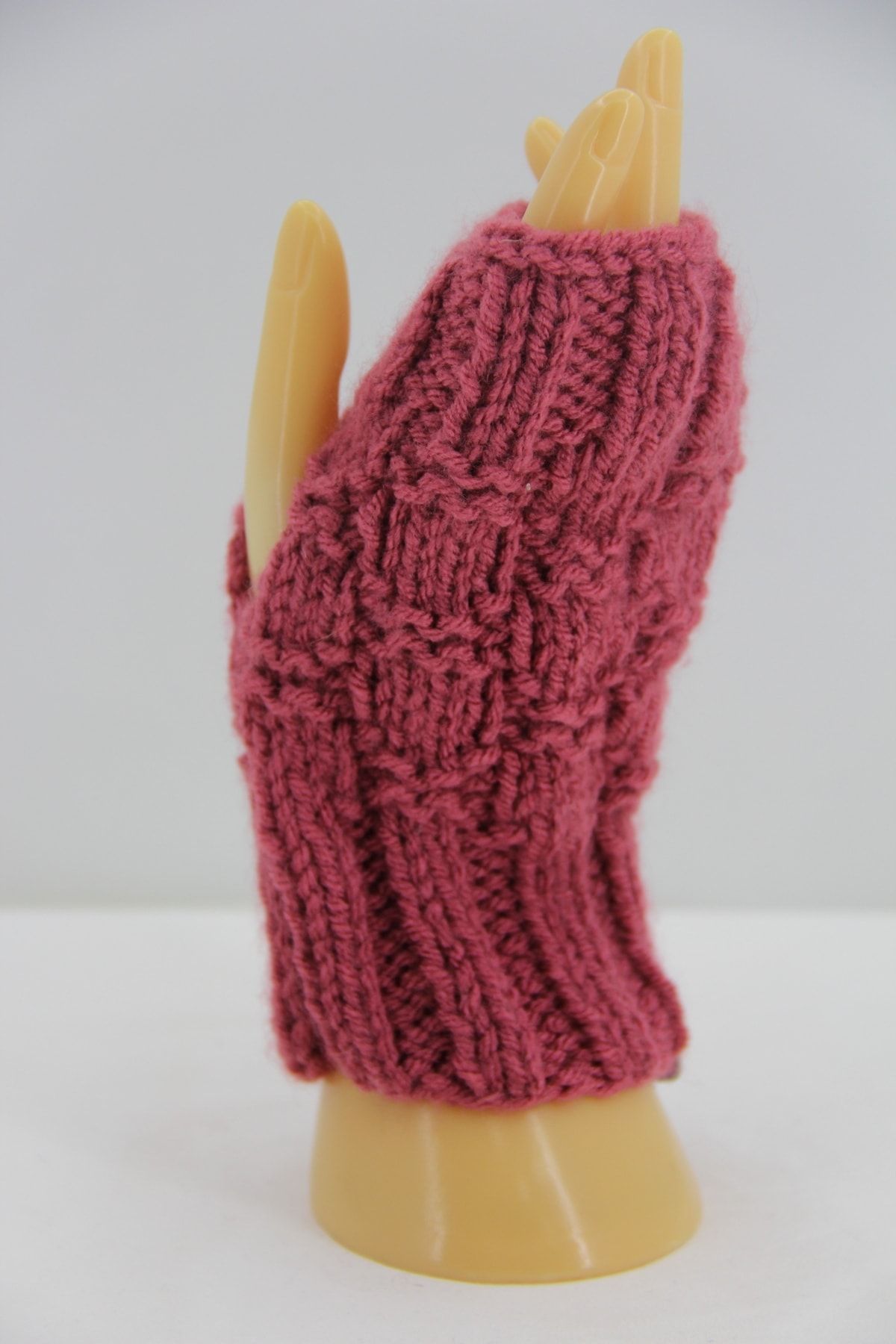 Hand knitted 2025 woolen gloves
