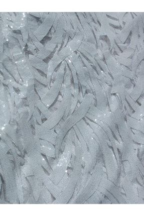 Pullu Nakışlı Beyaz Dantel Abiyelik Gelinlik Tül Kumaş 1,30x30m HSYLMZ09508