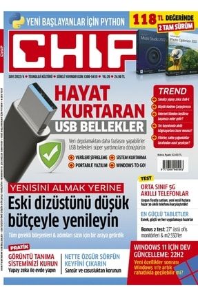 Chıp Dergisi Yıllık Abonelik (4 Sayı) CHİP DB