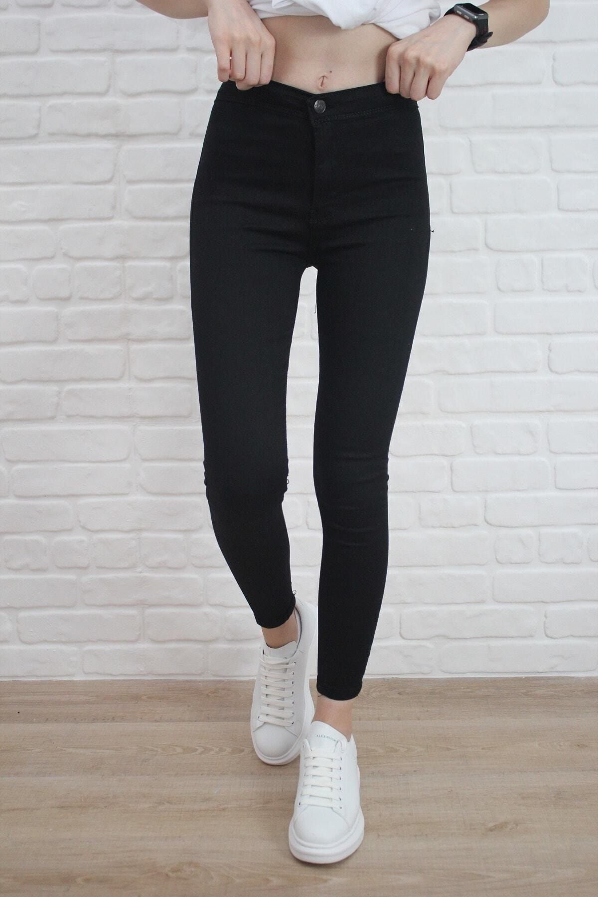 High waist trousers in skinny fit hotsell