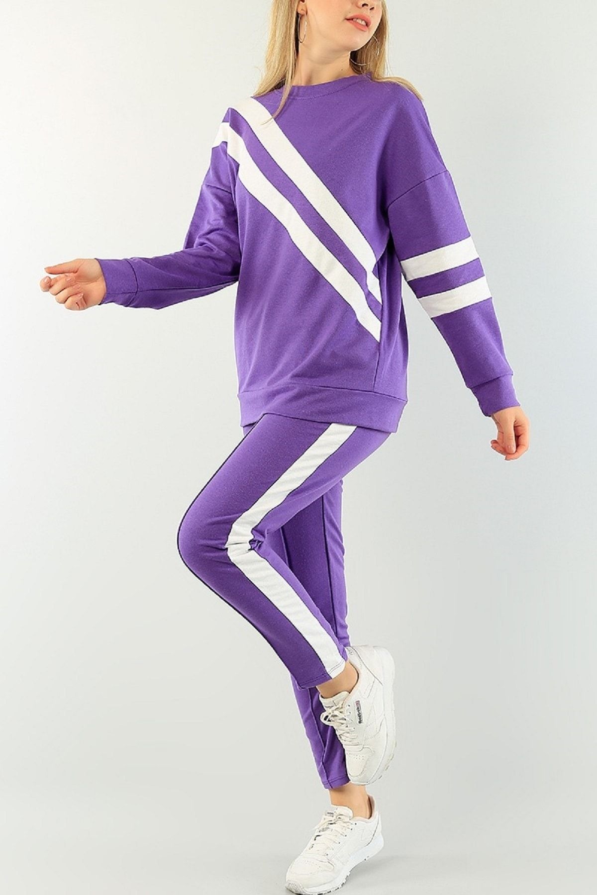 Lilac adidas cheap tracksuit womens