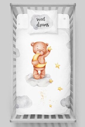 Organik Bebek Nevresim Takımı - Pure Baby Serisi ESNVRBB001109
