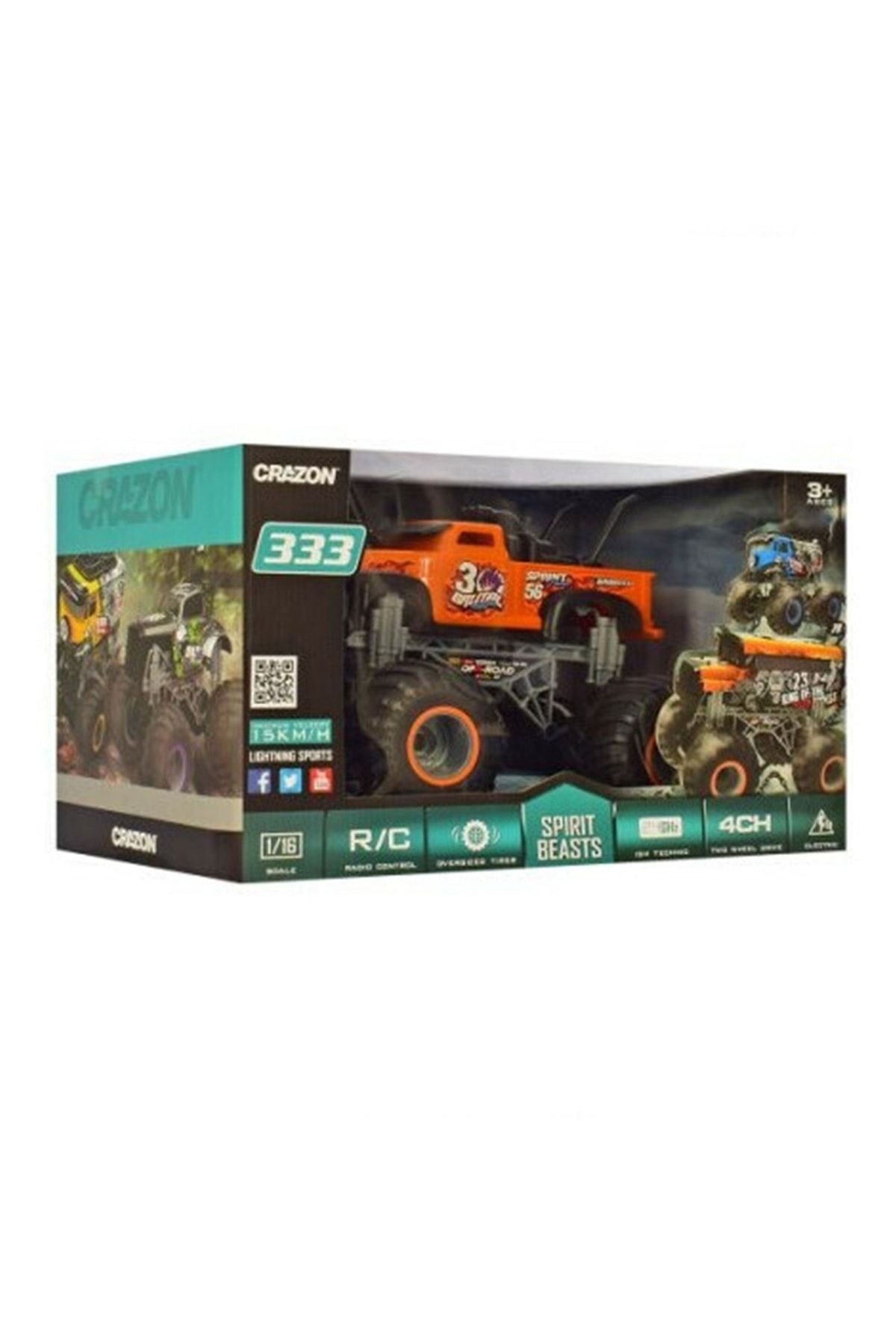 Toys e Toys Uzaktan Kumandalı Crazon Spirit Beasts Arazi Aracı 1:16 NY9199