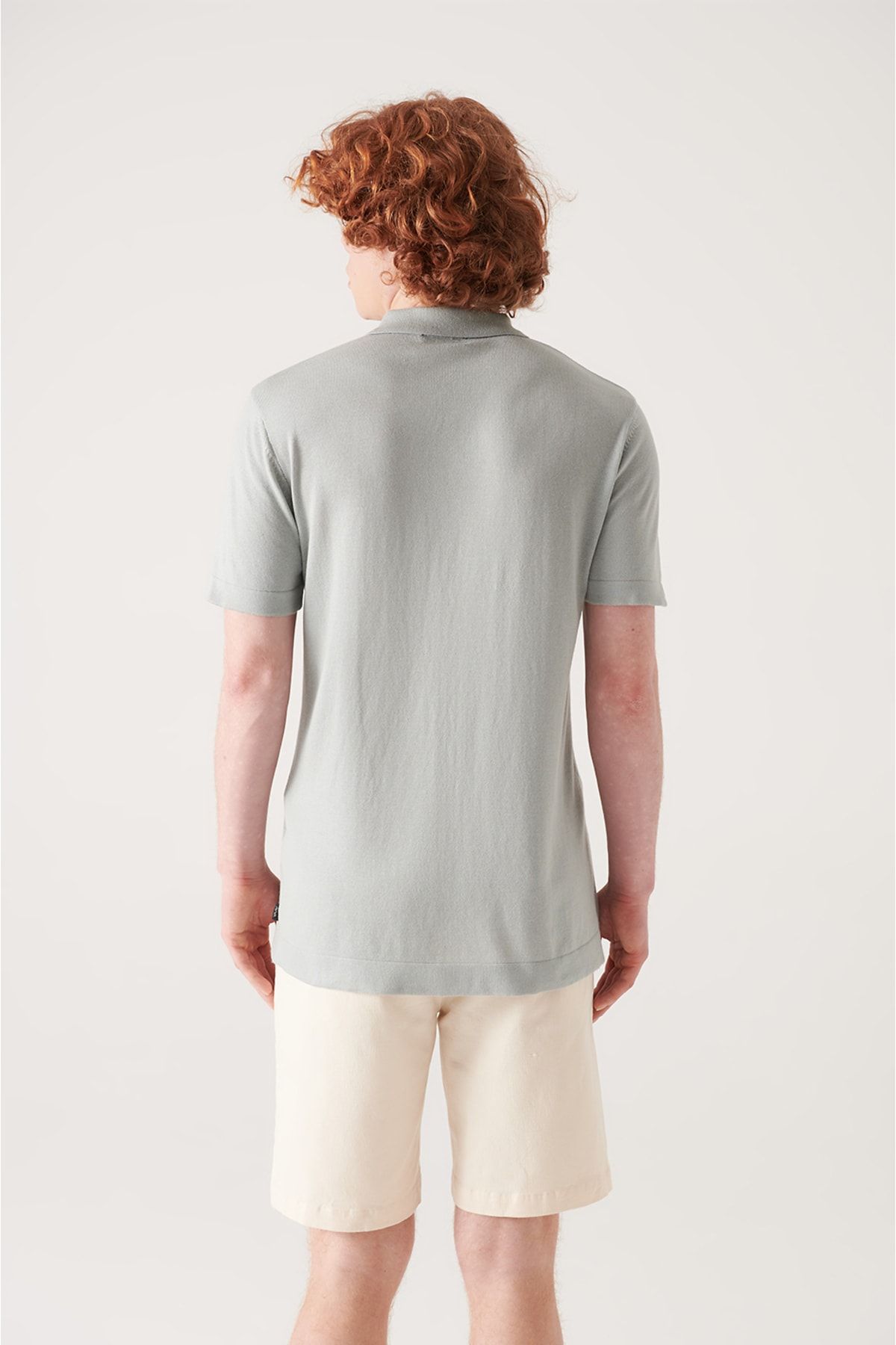 Avva Poloshirt Grau Regular Fit AR6198