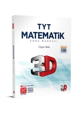 Tyt Matematik Soru Bankası 2023 Model Hologramlı Baskı 3D-TYT-MATK