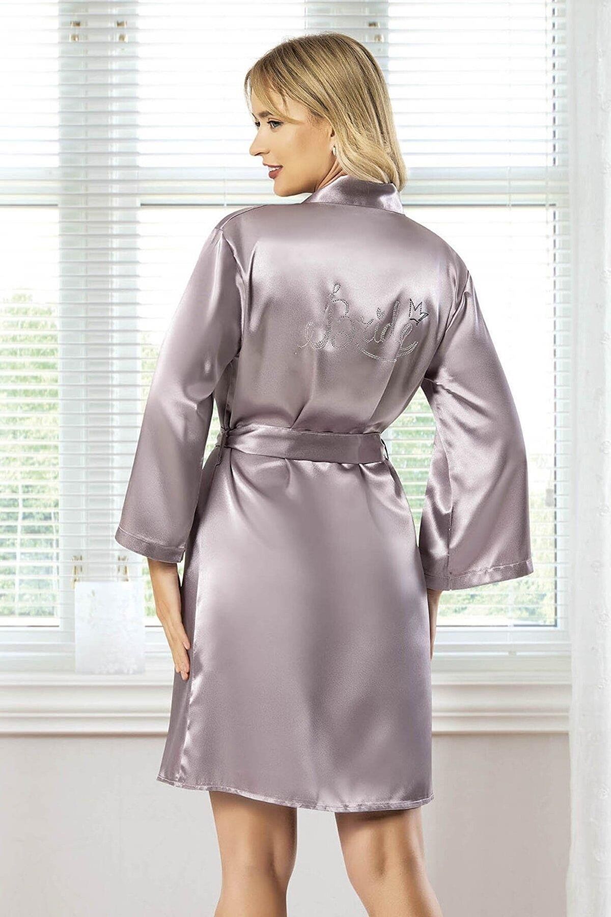FAAL Rochie De Mireasa Din Satin 5905 Femeie - M