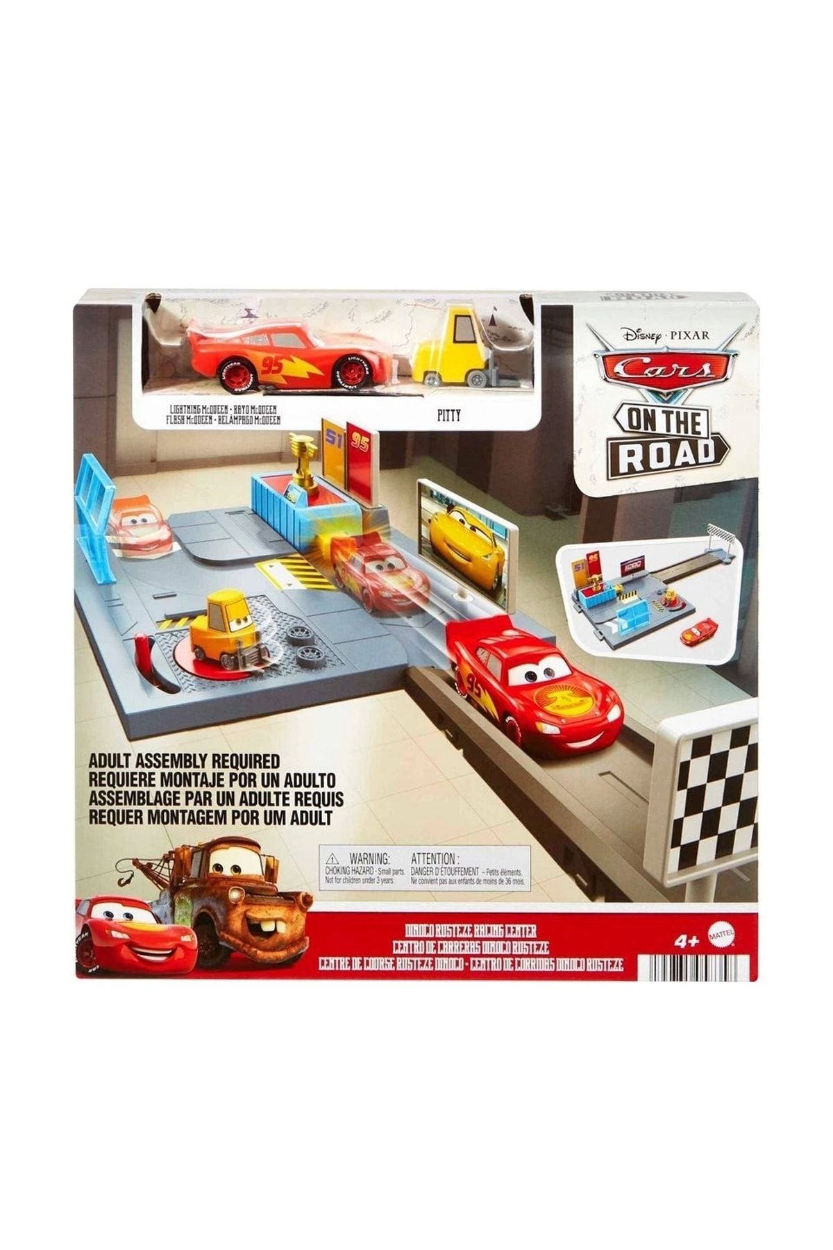 mattel Hgv69 Cars Disney+ Cruz Yarış Merkezi Oyun Seti