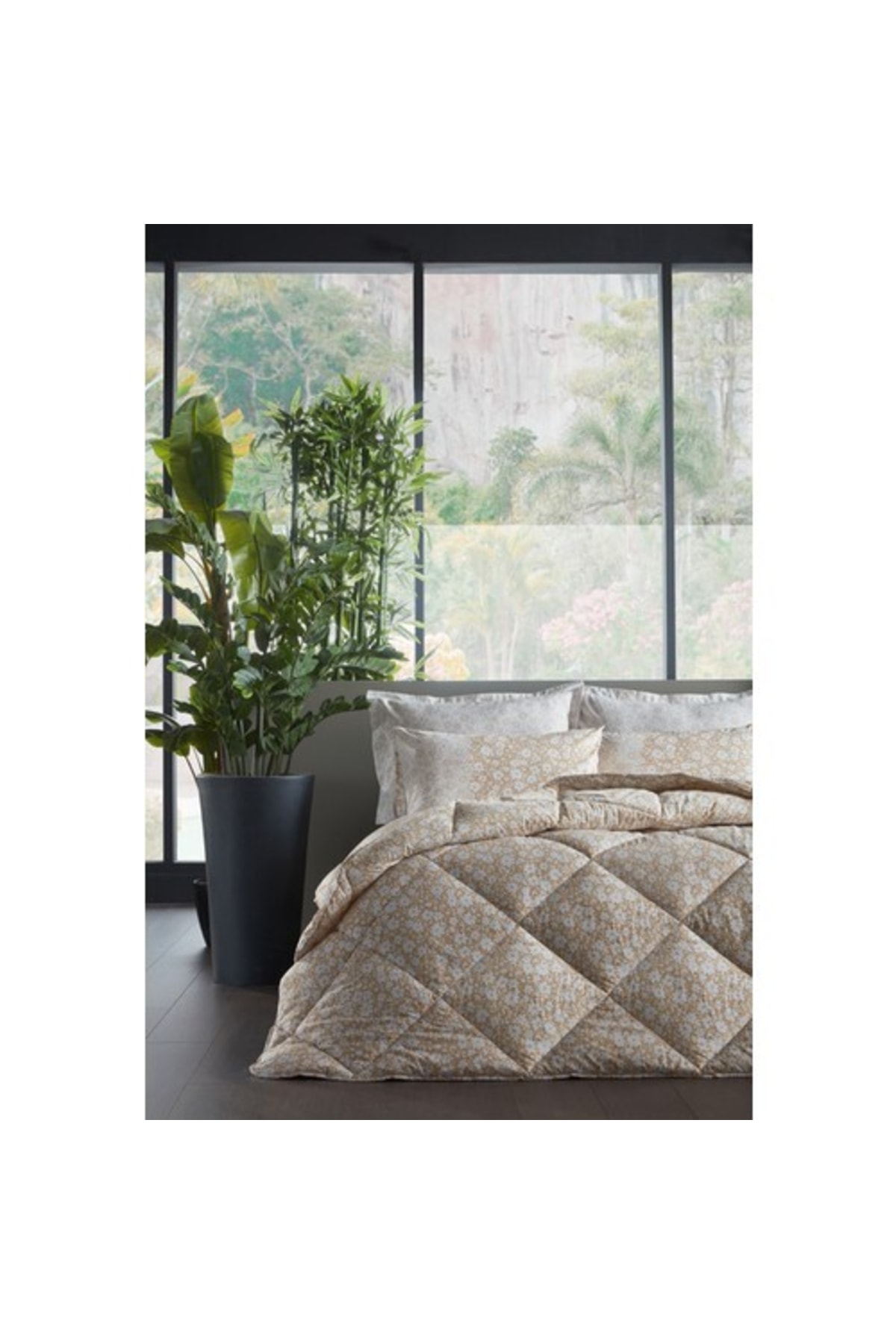 ست خواب تک نفره  رنگارنگ Doqu Home | 2Q9CMFPLCT0010075 اورجینال - تصویر 2