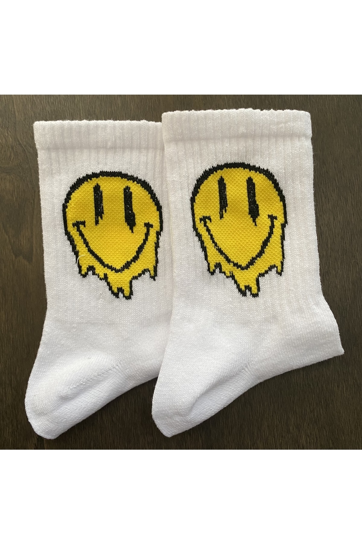 EFALYA Unisex Çorap Gülücük Desenli Çorap
