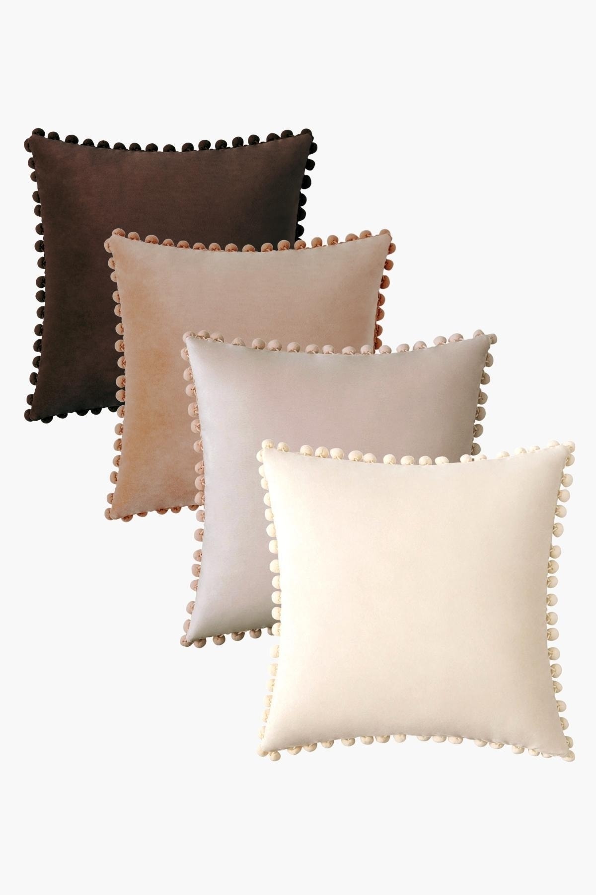 Emma Barclay Federa Cuscino Damascata Avorio – 43x43 Cm, 100% Poliestere