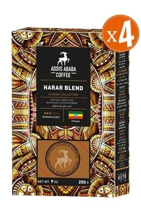 Harar Blend Professional Barista Premium Gold Collection (4 X 250 GR.) 1000 Gr. Çekirdek Kahve aac-gold-harar-1000-cekırdek