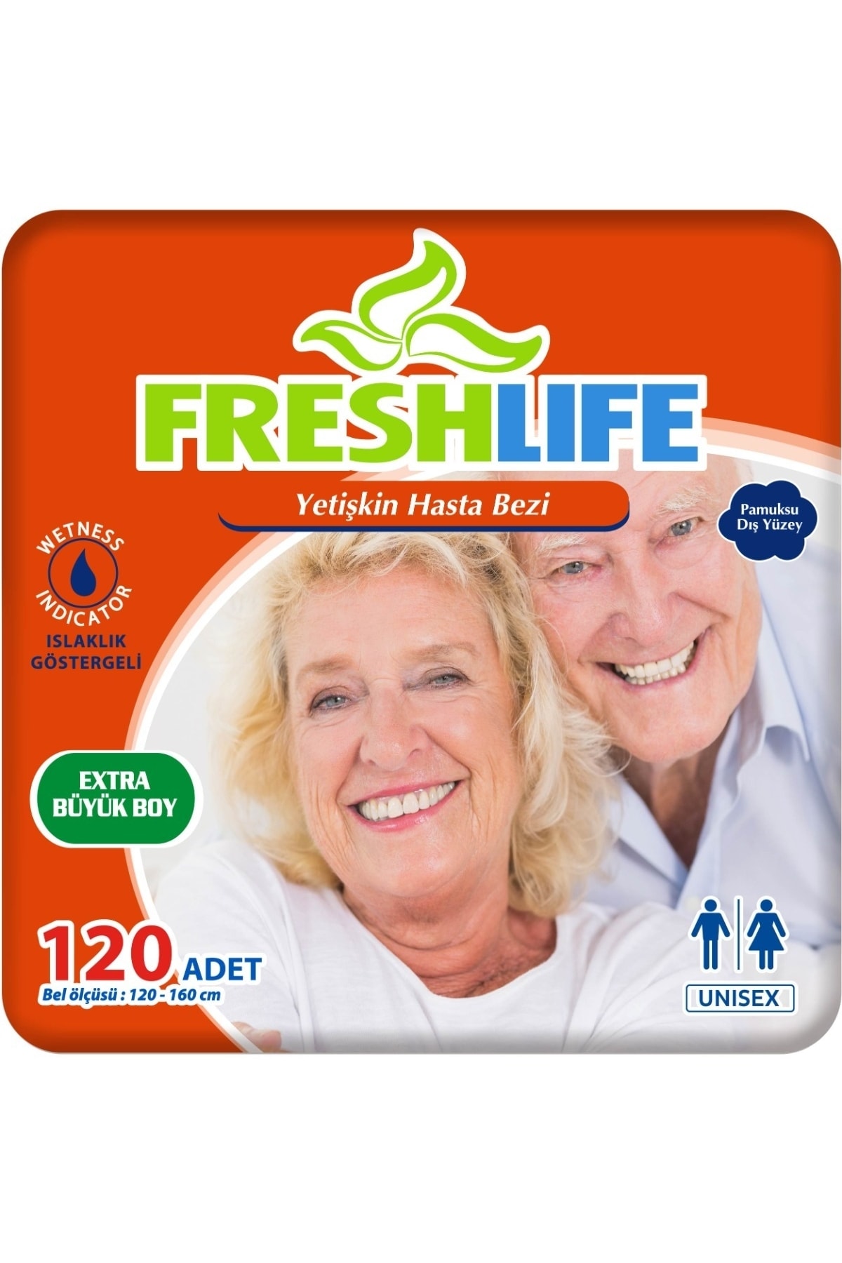 Freshlife 4'lü Xlarge Yetişkin Hasta Bezi 30x4 (120 Adet)