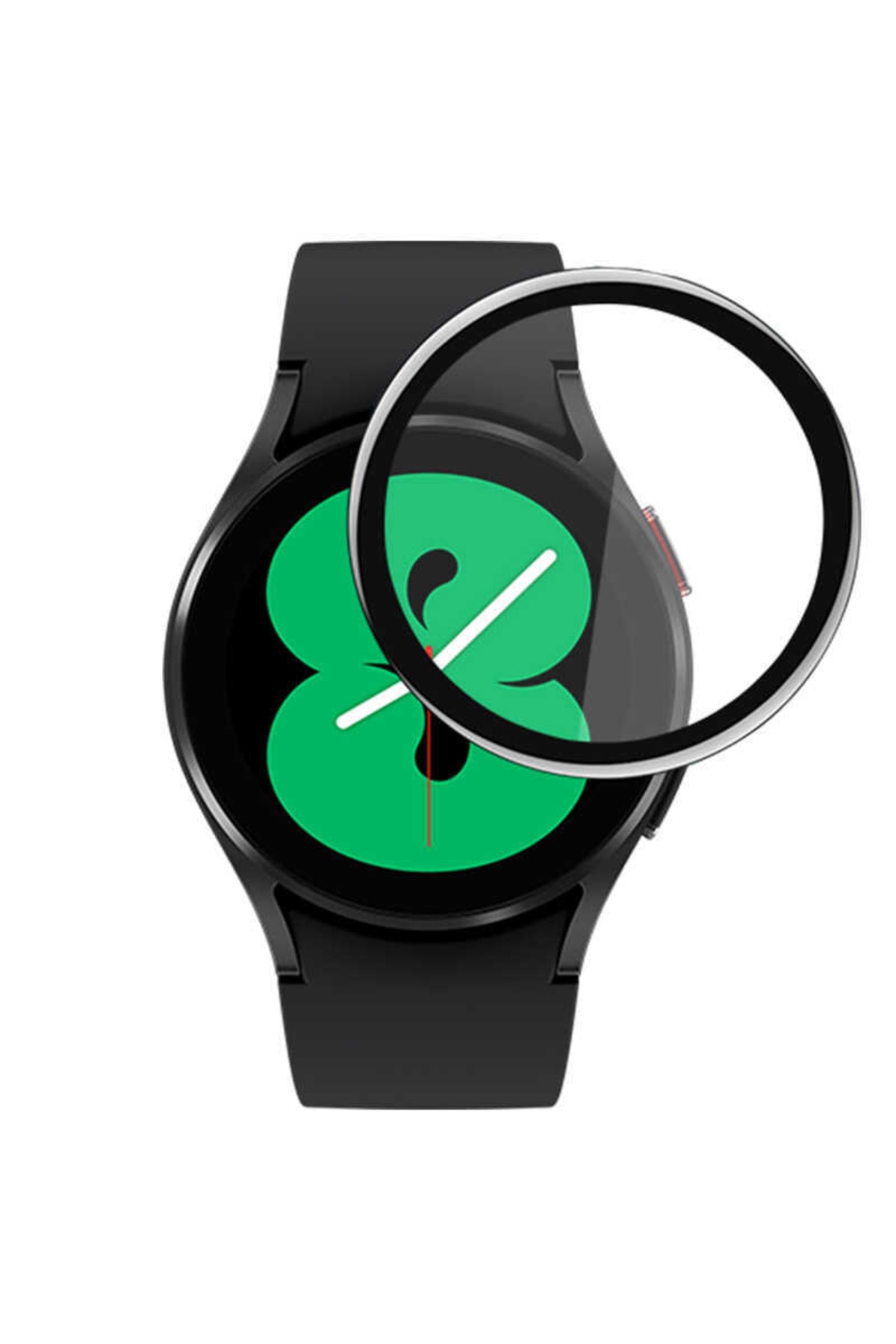 Techaks Samsung Galaxy Watch 4 44mm Ekran Koruyucu Darbeye Dayanıklı