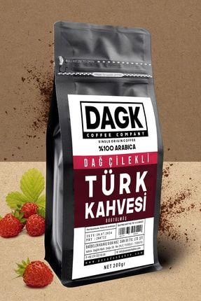 Dağ Çilekli Türk Kahvesi 200 gr (AROMALI) DAGK0047