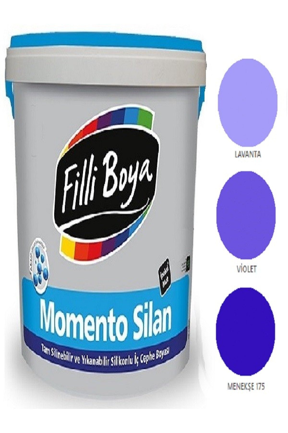 Momento Silane Full Wipeable Washable Silicone Silicone Matte Paint 2.5L (violet 175)