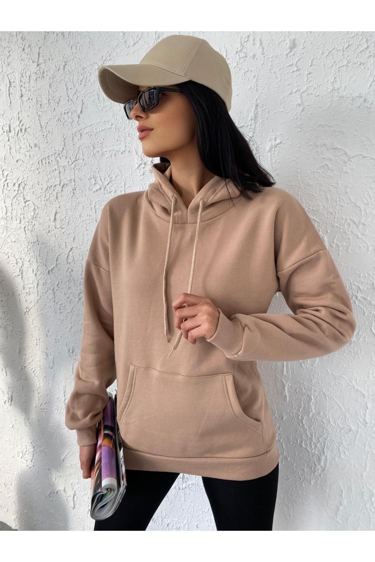 Hsport-Cotton Top Quality Women's Hooded Sports Sweatshirt Long Sleeve Four Seasons 1