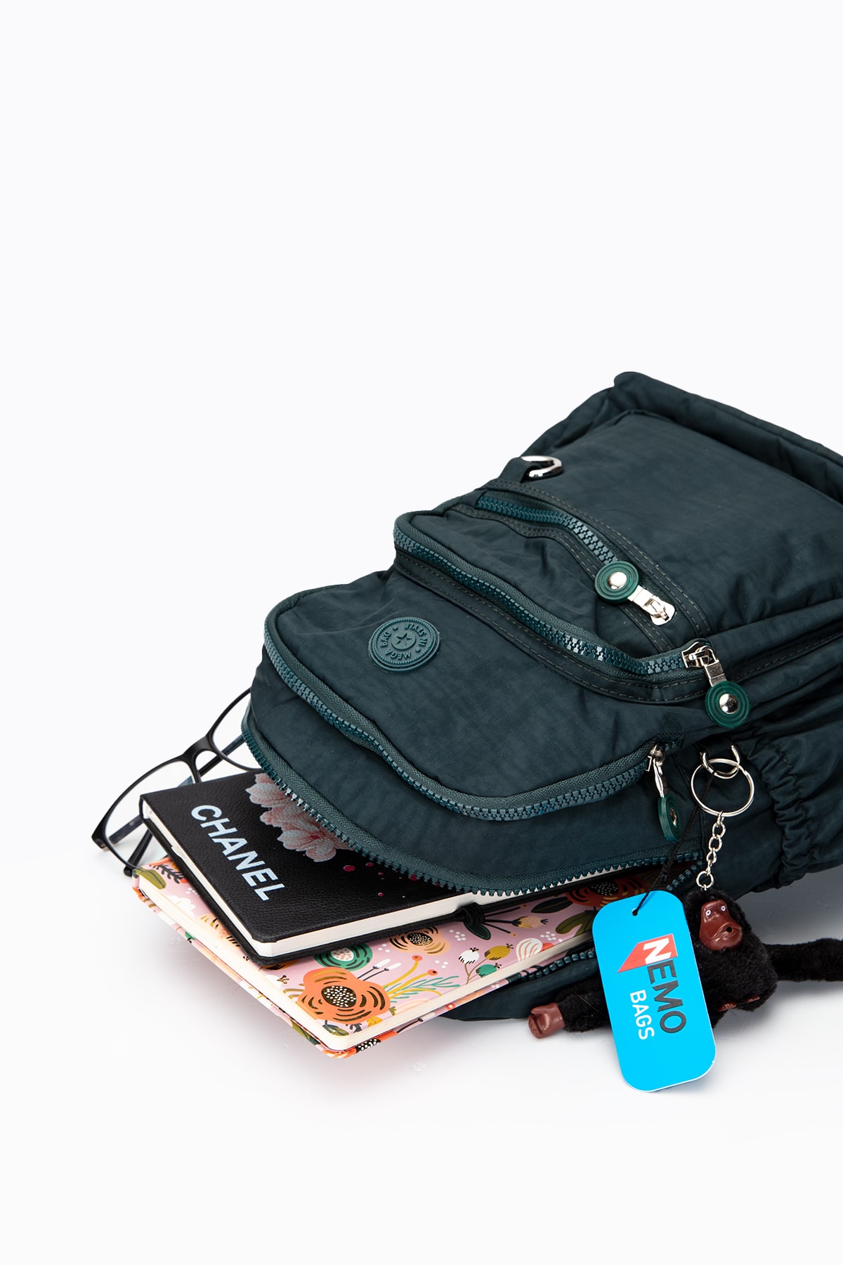 کوله پشتی زنانه آبی NEMO BAGS | NEMOBAGS252 اورجینال - تصویر 8