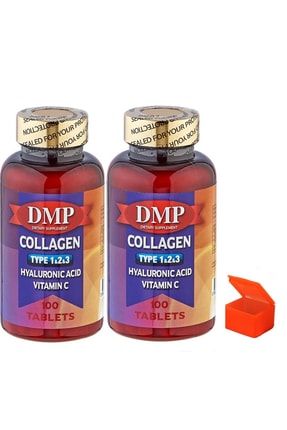 Collagen Tip 1-2-3 Hyaluronic Acid Vitamin C 200 Tablets Hap Kutusu Dmp Kollajen
