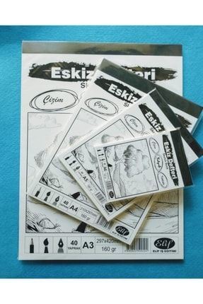 Eskiz Defteri Sketch Book A3 40 Yp: 297x420 160 Gr P697S6061