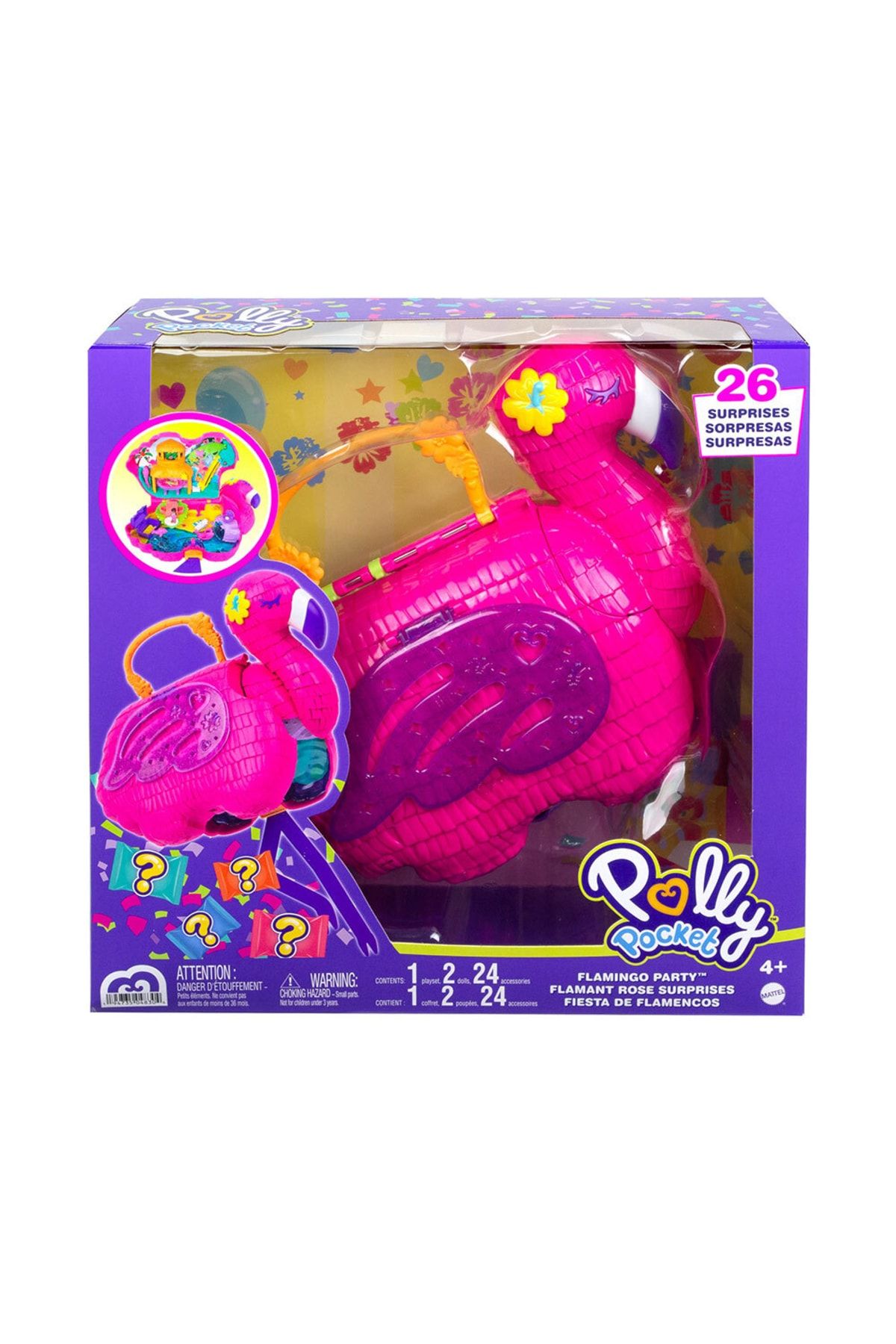 Polly Pocket Flamingo Partisi Oyun Seti Hgc41