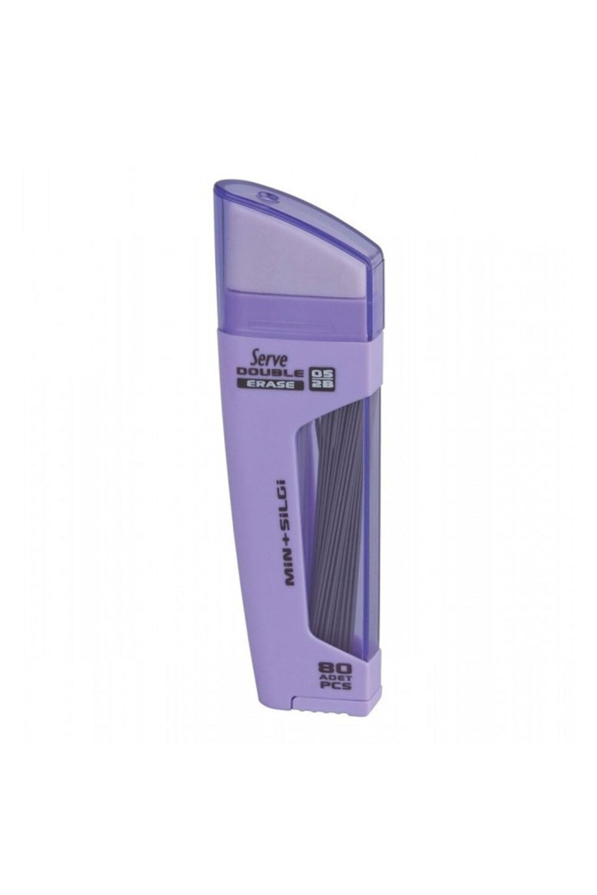 Serve-Double Erase 0.5 Mm Min Eraser Lavender 2