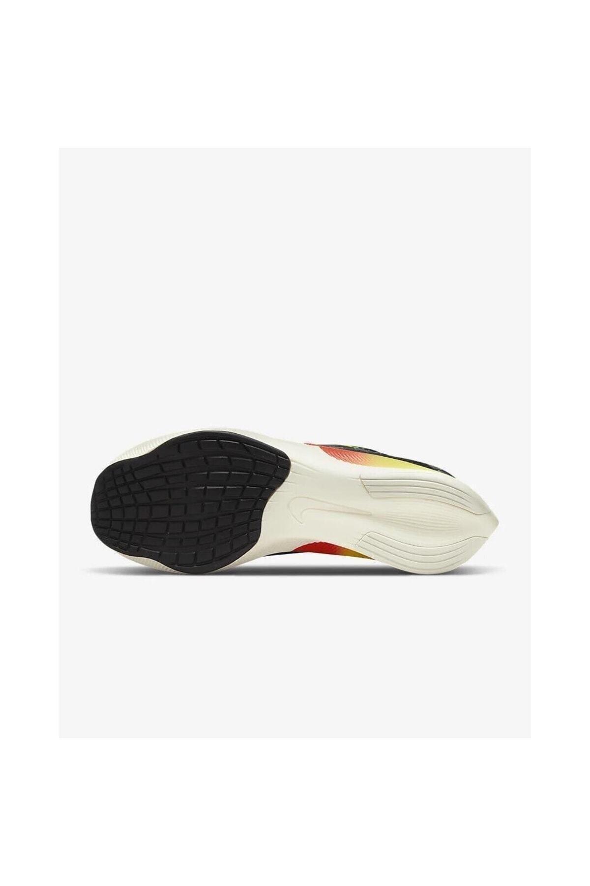 کفش Nike نایکی رانینگ زوم فلای 4 مشکی سبز نارنجی زرد Dq4993-010 اورجینال - تصویر 6