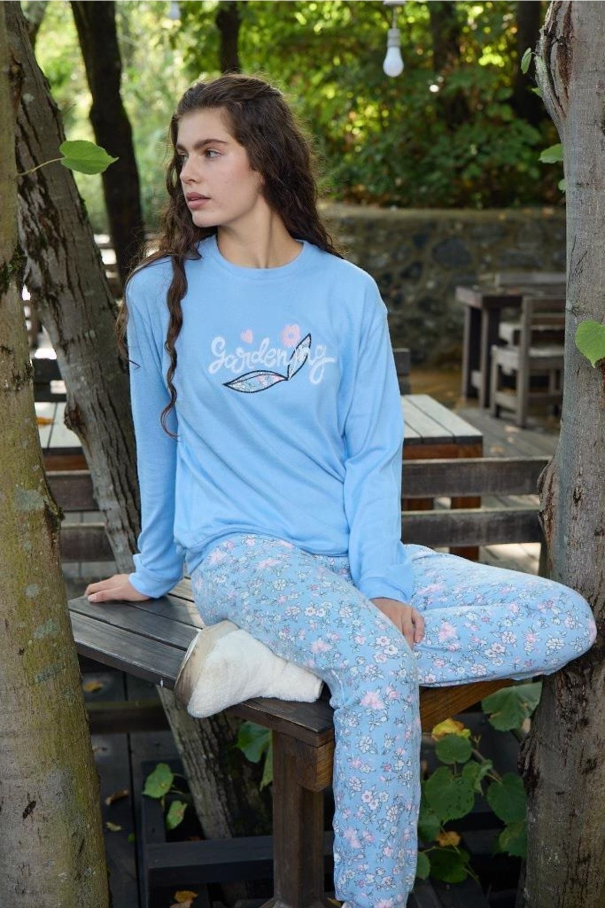 Women's thermal best sale pajama set