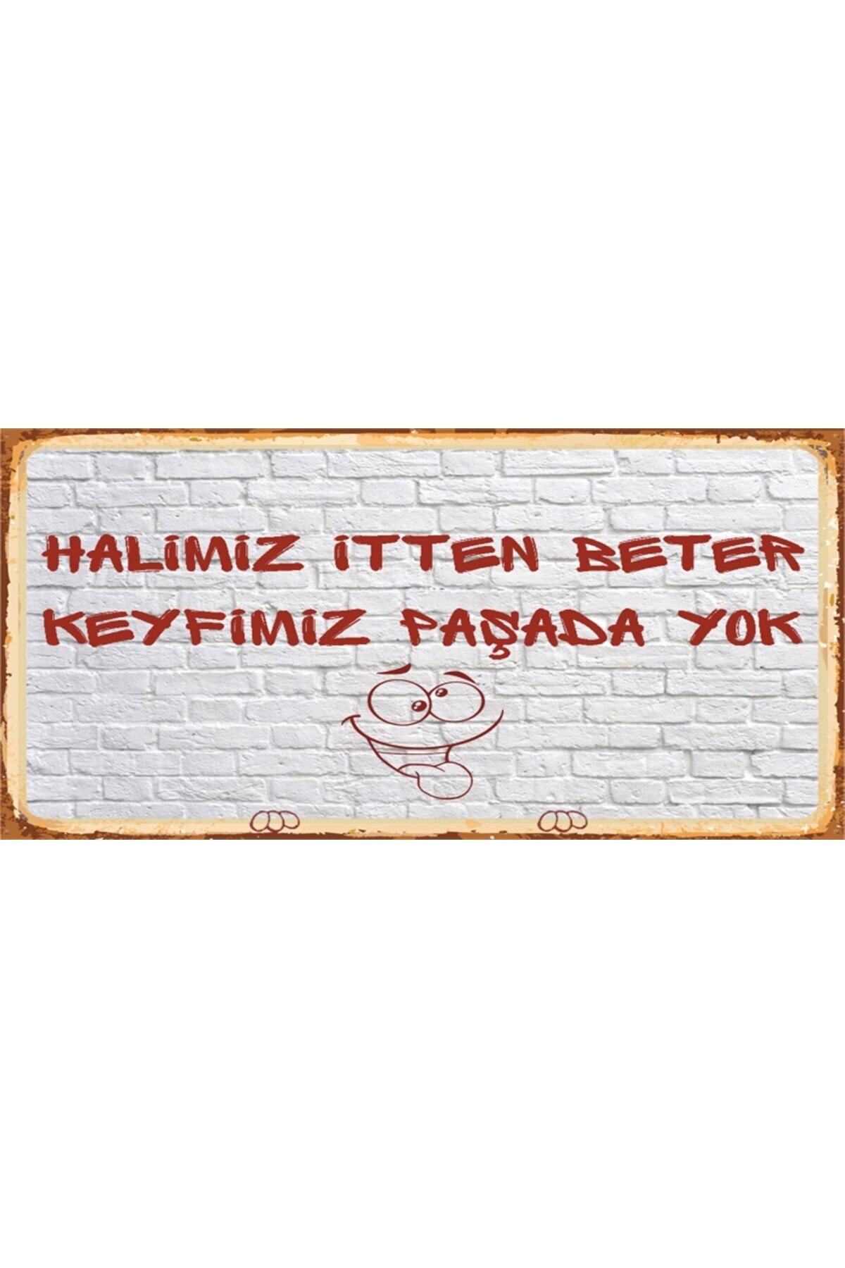 Halimiz Itten Beter Enjoyment No Pasha Mini Wooden Poster