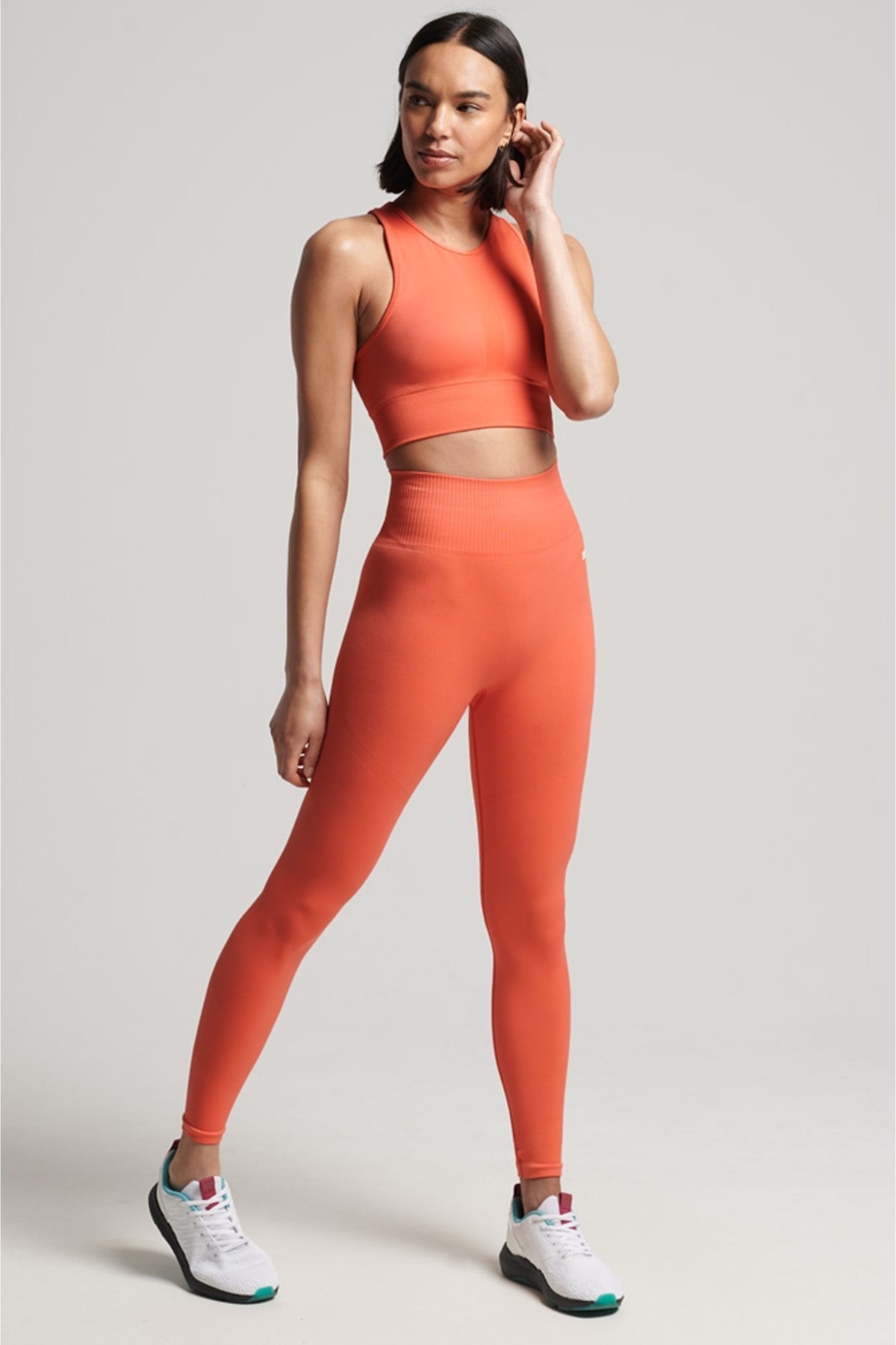 SUPERDRY Sport Pink Core Seamless 7/8 Tight Leggings