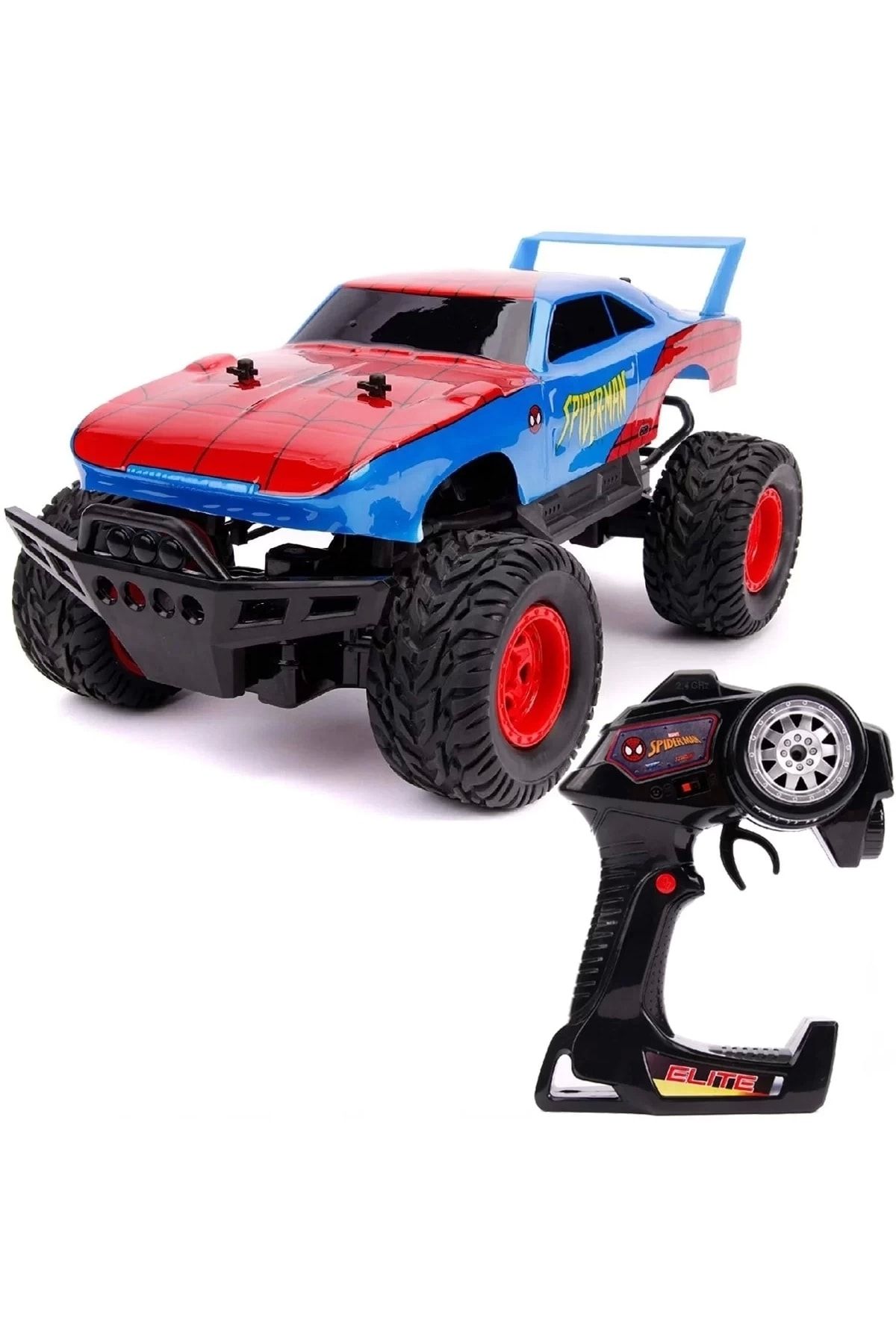 workcaylan 1:12 Marvel Spiderman Kumandalı Dodge Charger Daytona 4x4 Turbo Araba