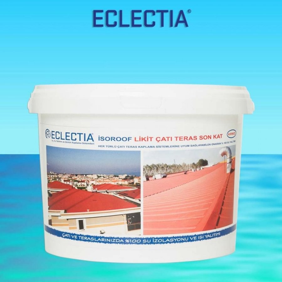 Eclectia İsoroof Likit Çatı Son Kat Kırmızı-Yeşil