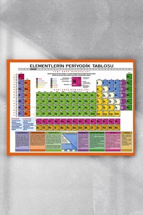 Periyodik Cetvel Bilimsel Poster (60x90cm) PSTRMNY11350