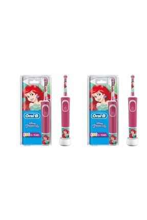 Çocuklar Için Şarj Edilebilir Diş Fırçası D100 Princess (2 Adet) PRA-3159741-8295