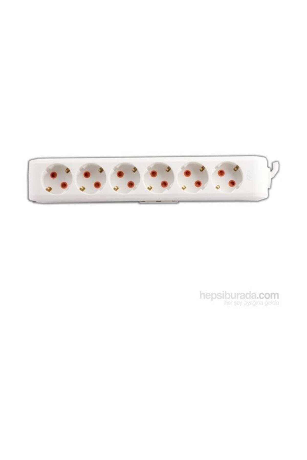 VİKO-Multi-Let Six 5 Mt. Socket Grounded Child Proof Group Socket 1