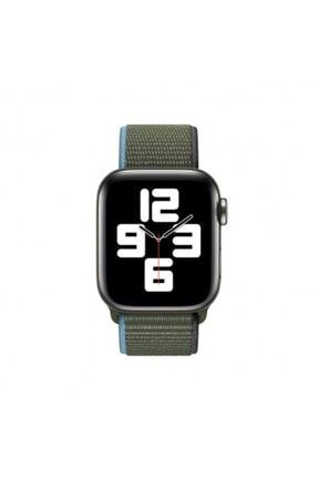 Kordon/kayış 38/40/41mm Apple Watch Seri 2/3/4/5/6/7/se Uyumlu Hasır Kordon Invernes Gray nzhtekks2948