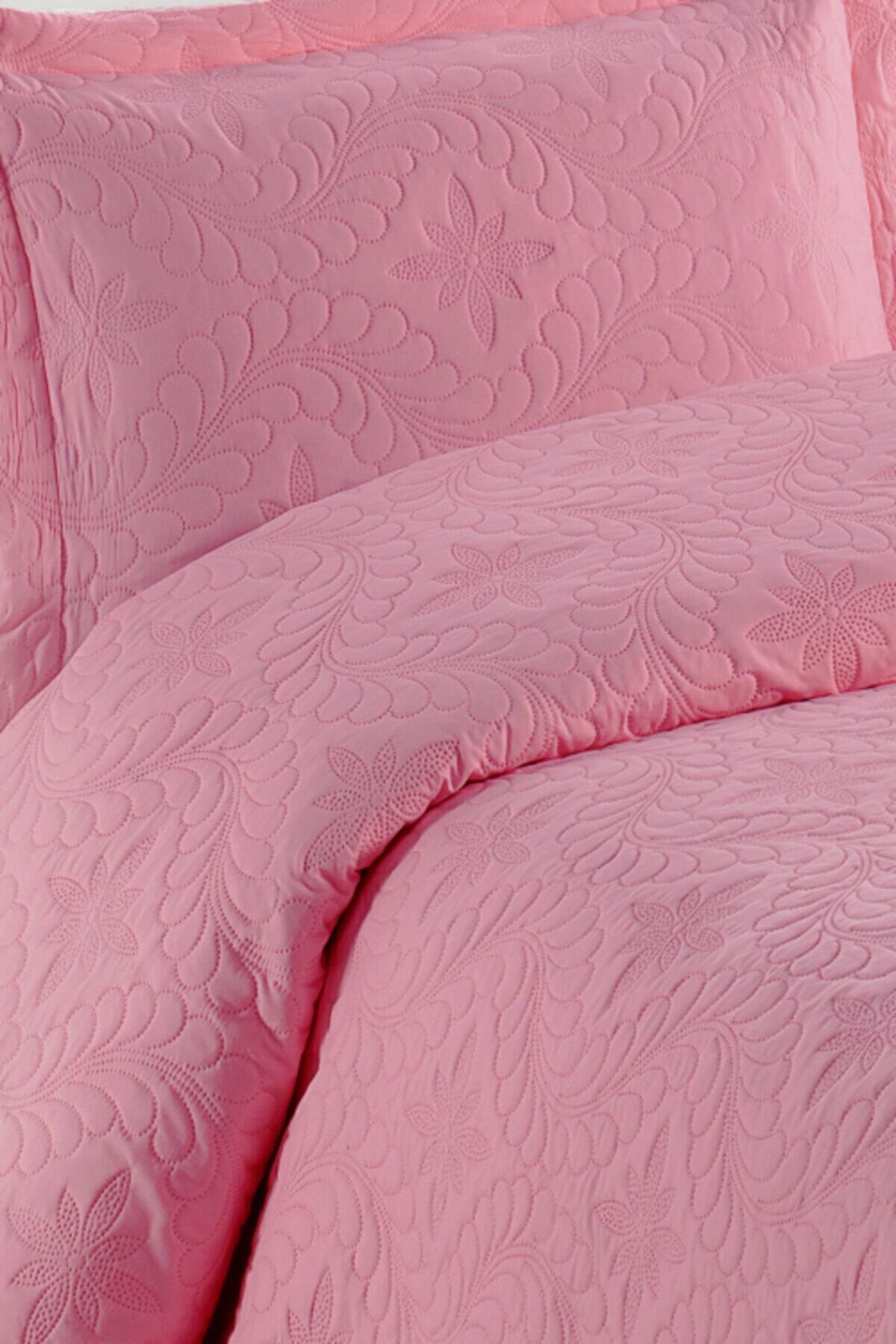YATAK ÖRTÜM Örtüm Ivy Rose Çift Kişilik Microfiber Kapitone Yatak Örtüsü