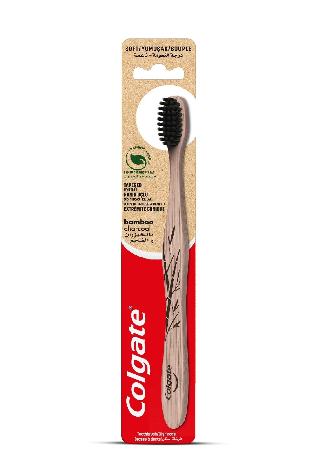 bamboo charcoal yumusak dis fircasi