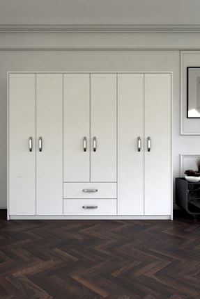 Metalia Gm315 Delux 6 Kapili 2 Cekmeceli Gardrop Fiyati Yorumlari Trendyol