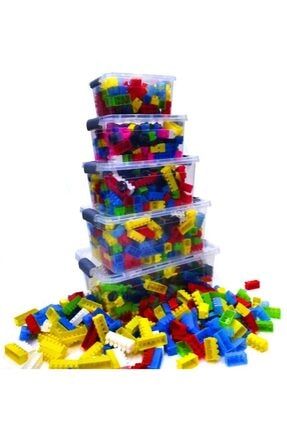 Özel Kutulu Lego Seti Eğitici Ve Zeka Geliştirici Beceri Kazandıran Zeka Açıcı Küyük Boy-500parca kcklego