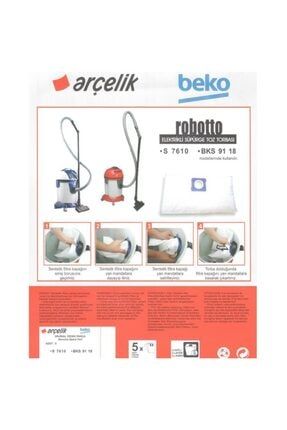 Beko Robotto Süpürge Toz Torbası BEKO BKS 91 18 ARÇELİK S 7610