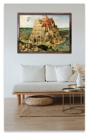 Pieter Brueghel - Babil Kulesi Ahşap Tablo arduah202100017
