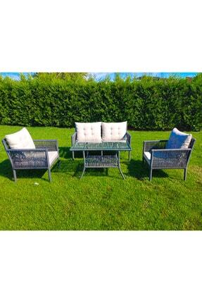 Vavrattan Shangai Deluxe Rattan Bahce Takimi Tas Gri 2 1 1 Sehpa Fiyati Yorumlari Trendyol