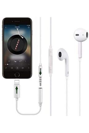 Iphone Earpods 5 5s 6 6s 6 Plus Kulak Içi Kulaklık Dönüştürücü-ORJİNAL ÜRÜN