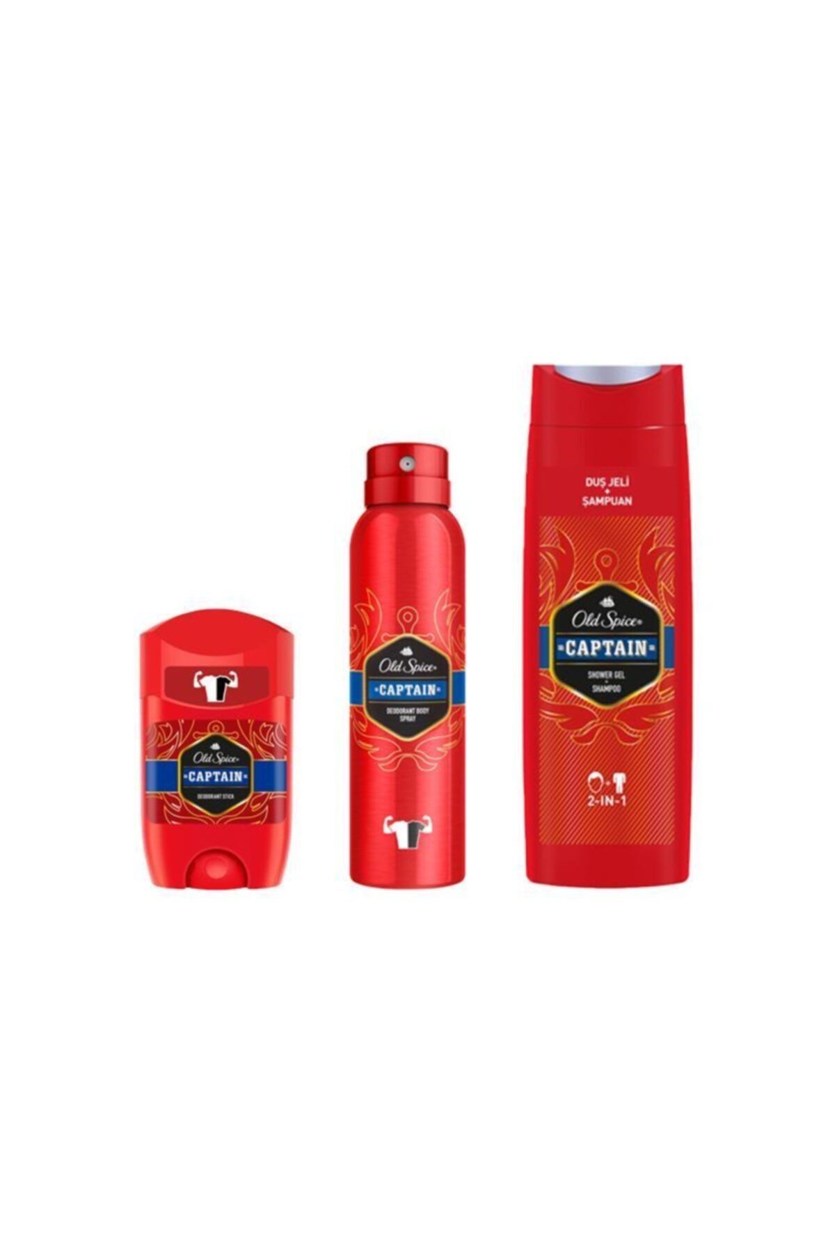 ست کاپیتان 3 تایی (2 دئو + ژل دوش) Old Spice