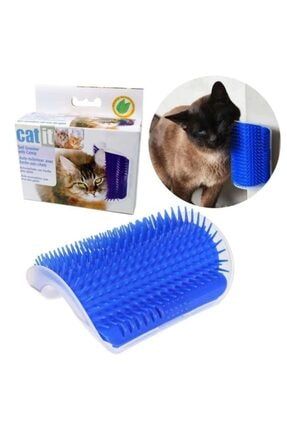 Self Grooming Köşeli/düz Yüzeylere Tutturulabilir Kedi Kaşınma Aparatı - Kedi Naneli ZH-006